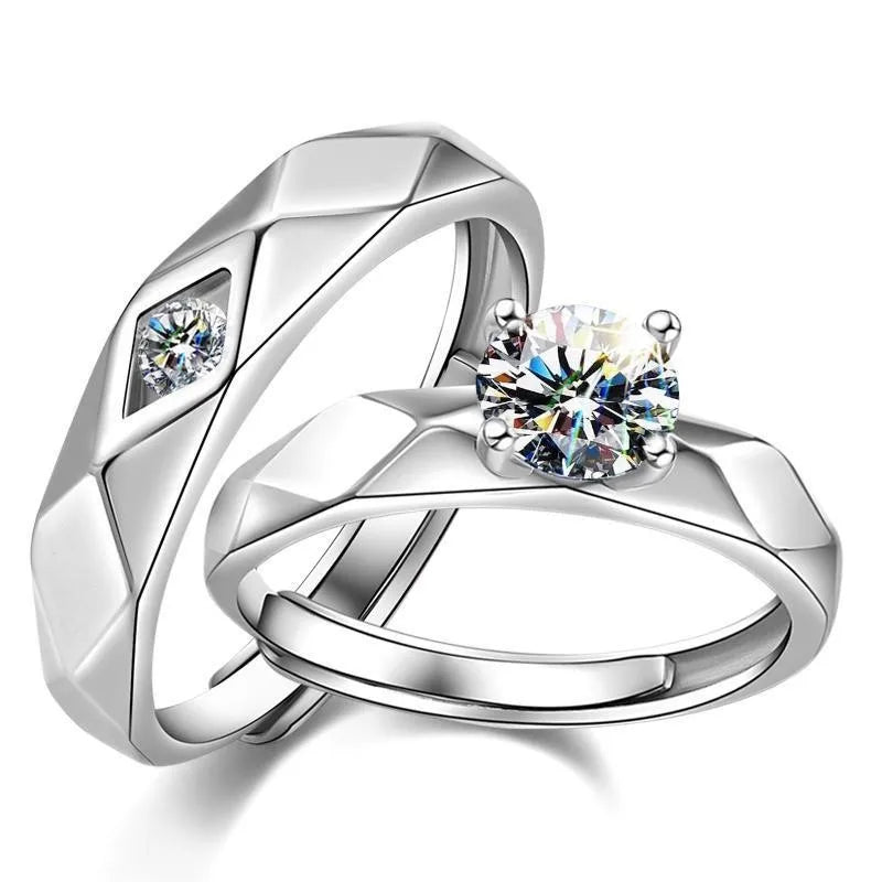 Avenneth New Simple Stainless Steel Geometry Rings