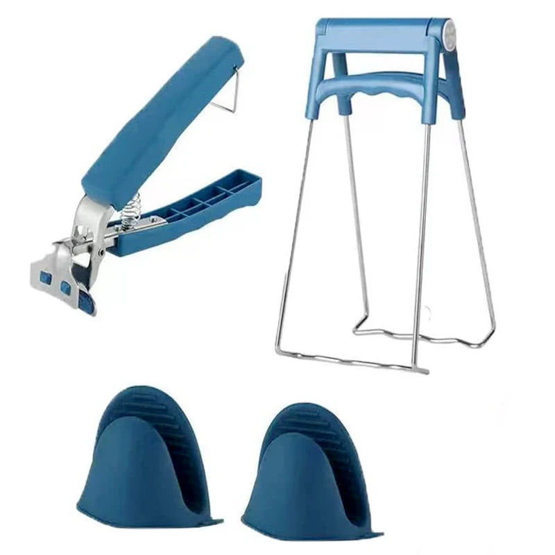 4PCS Bowl Clip Gripper Clips Retriever Tongs for Lifting Hot Dishs Bowl Pot Pan Plate from Instant Pot Microwave Oven Air Fryer
