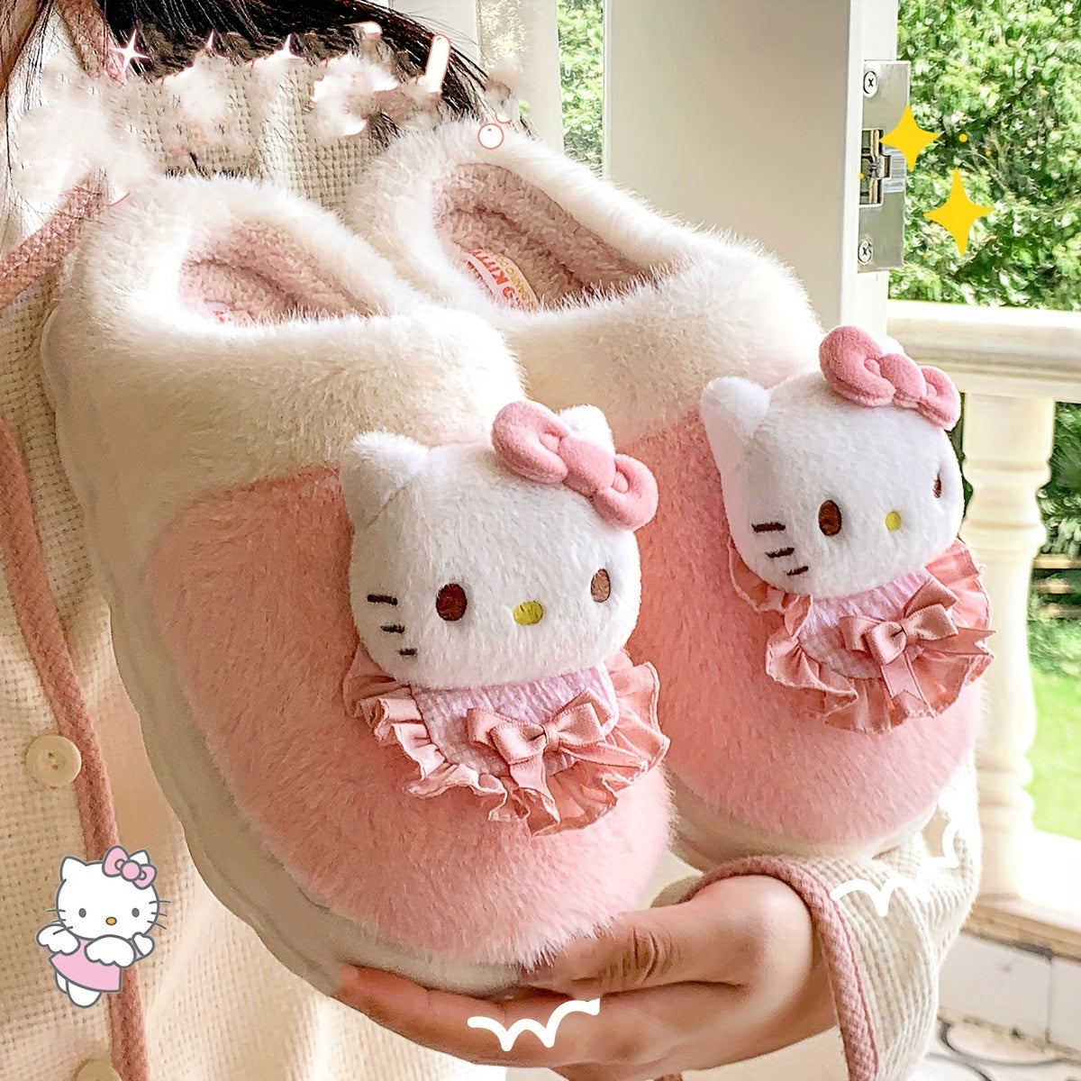 Pochacco Women's Plush Slippers