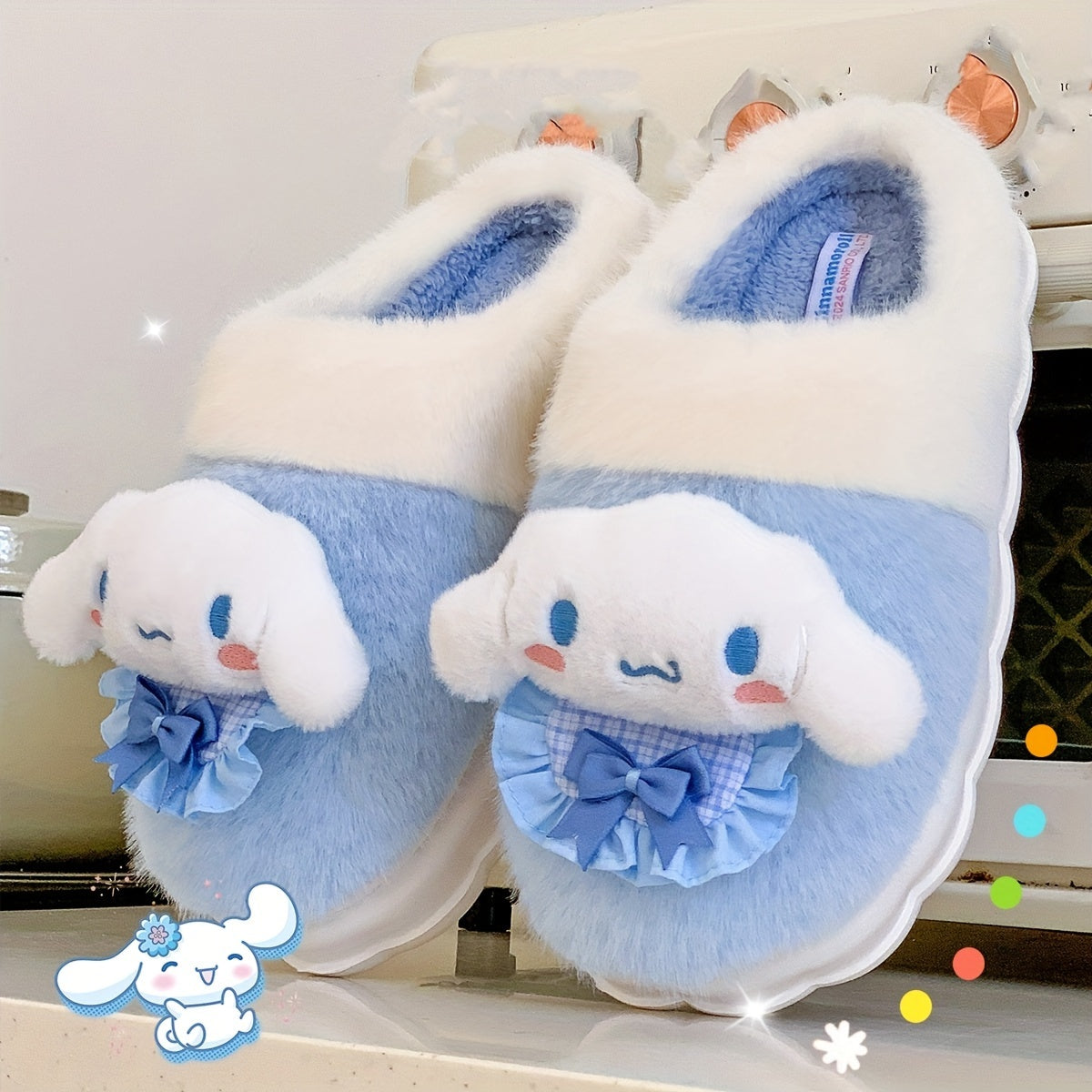 Pochacco Women's Plush Slippers