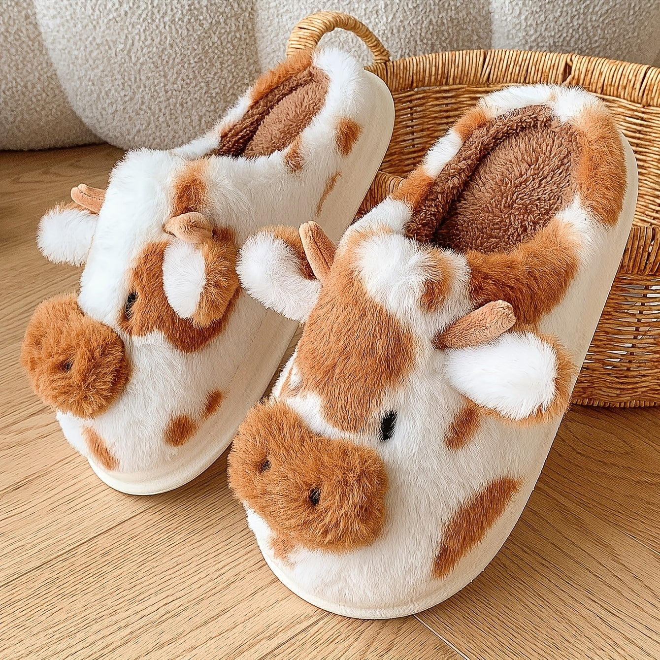 Spotted Cow Slippers