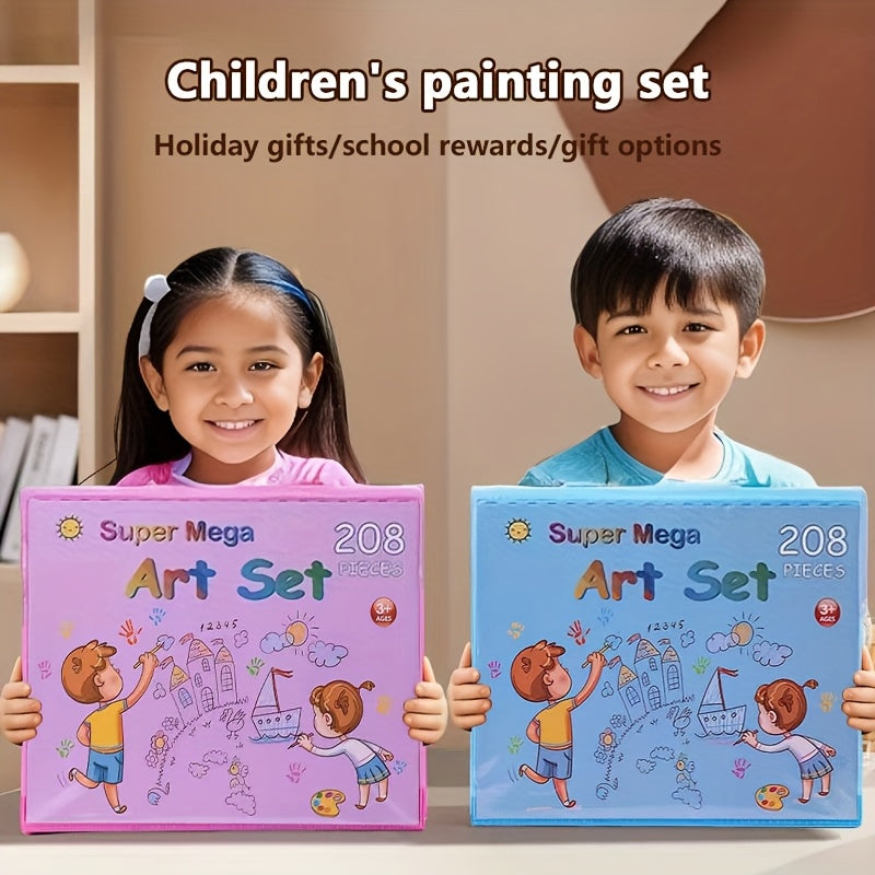 228pcs Extra Large All-in-One Art Supplies Set with Drawing Board