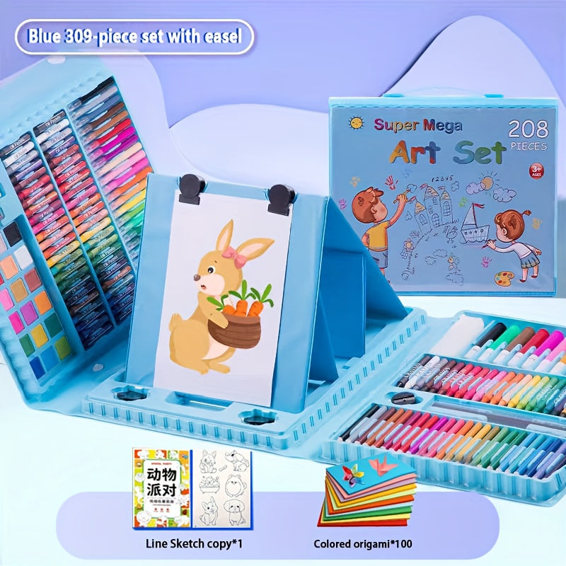 228pcs Extra Large All-in-One Art Supplies Set with Drawing Board