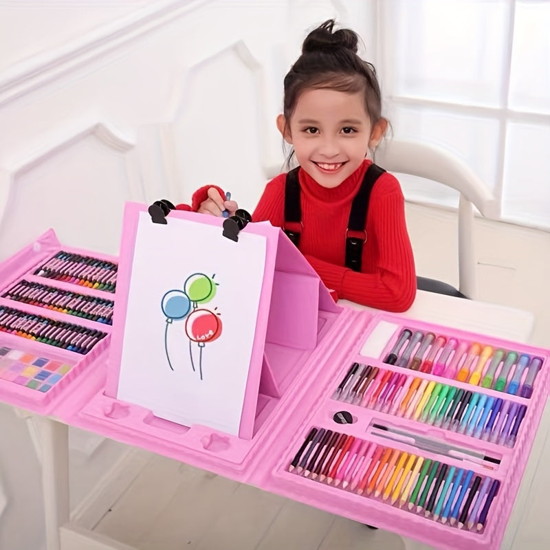 228pcs Extra Large All-in-One Art Supplies Set with Drawing Board