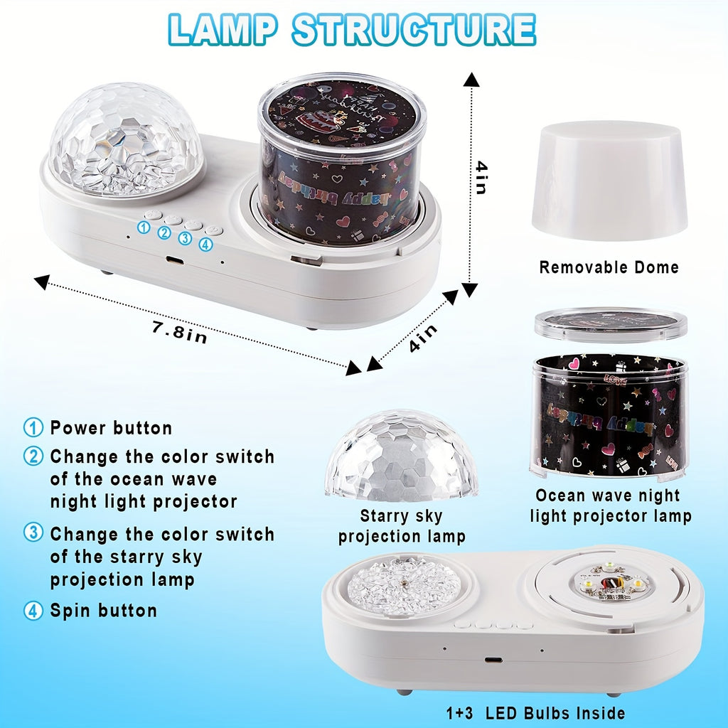 1pc Star LED Night Projector