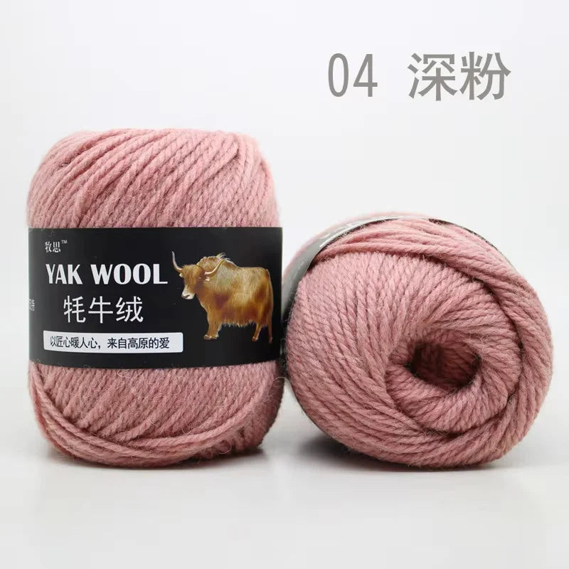 100g Yak wool 3-strand wool thread hand-woven medium and thick sweater jacket crocheted scarf wool