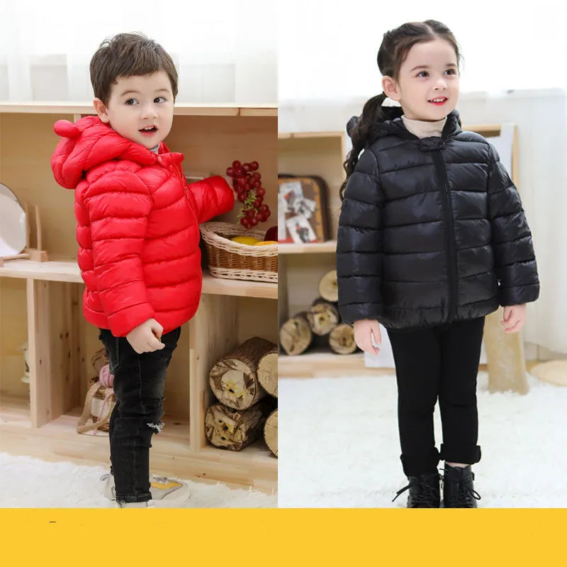2025 Baby Girls Jacket  Spring Autumn Winter Jacket For Girls Coat Kids Warm Hooded Outerwear Children Clothes Infant Girls Coat