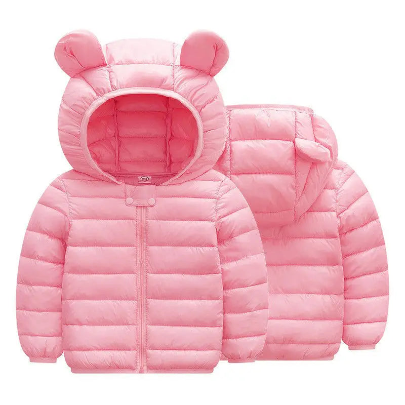 2025 Baby Girls Jacket  Spring Autumn Winter Jacket For Girls Coat Kids Warm Hooded Outerwear Children Clothes Infant Girls Coat