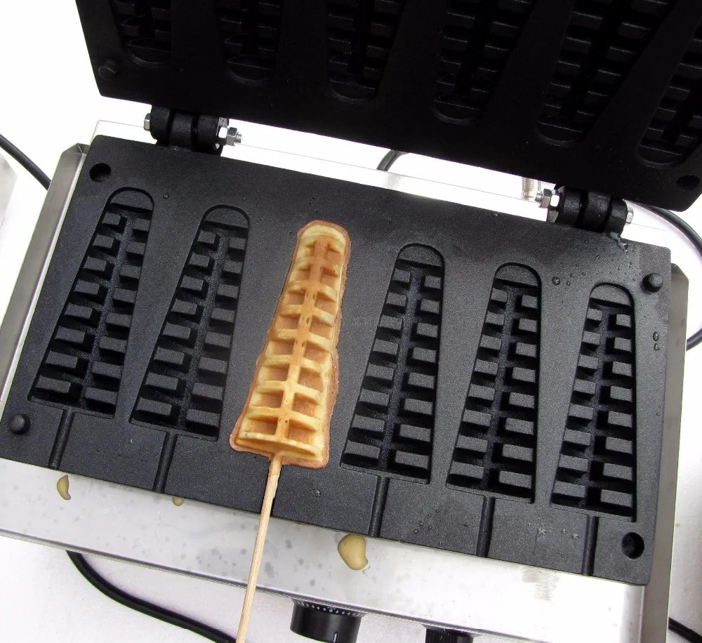 Stick Waffle Machine Commercial Snack machine Electric Lolly Waffle Sticks Maker with CE