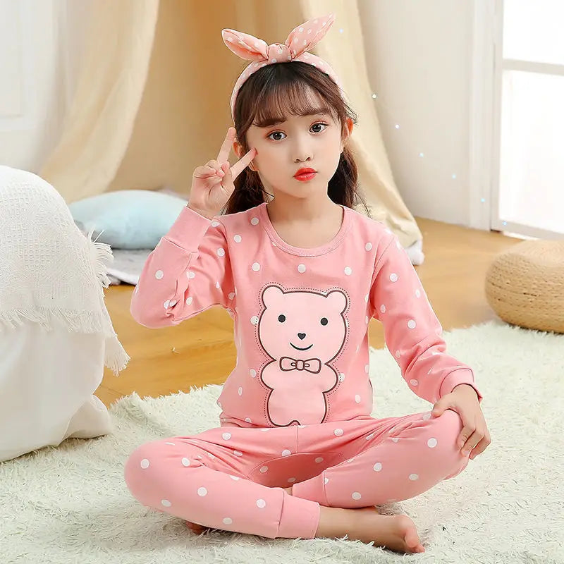 Children Pajamas Boys Totoro Cotton Clothes Pants Set Cartoon Sleepwear Kids Pajamas For Girls Toddler Baby Outfits Child Pyjama