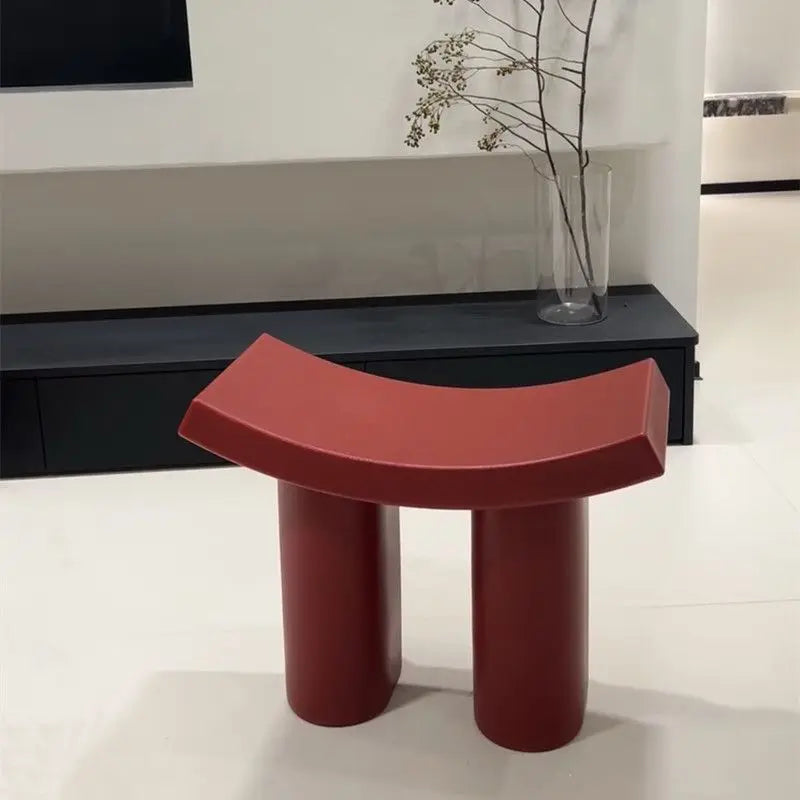 Nordic Dumbo shoe changing stool Internet celebrity plastic children's stool home door low stool entry light luxury modern simp