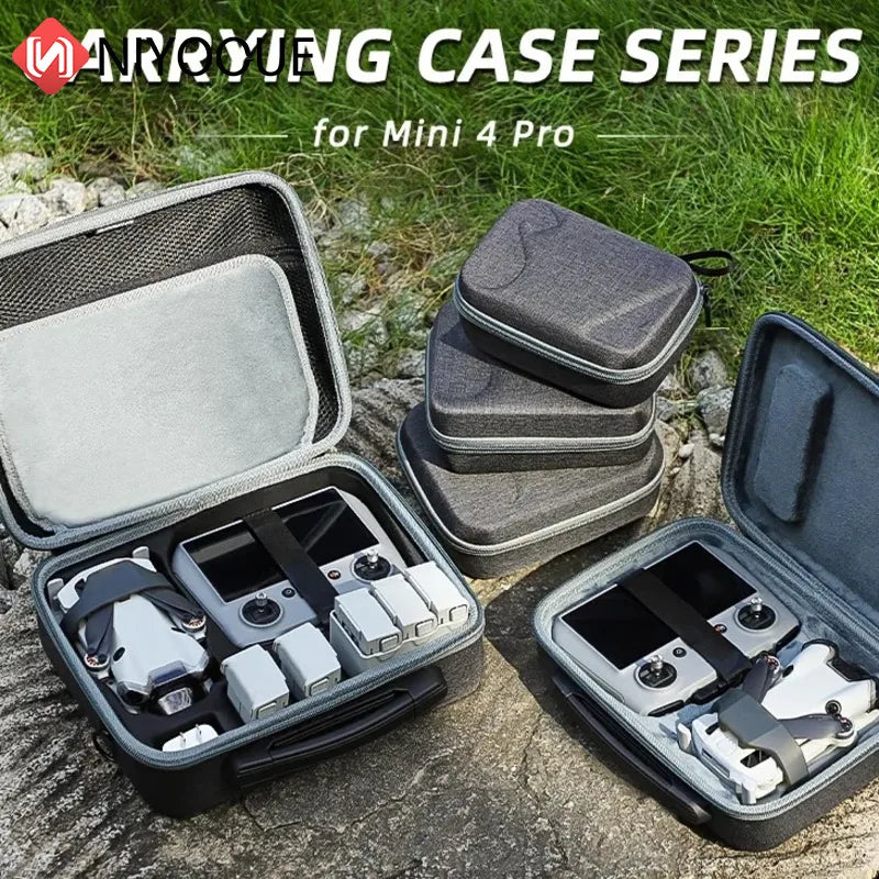 Multi-use Combo Bag Hard Travel Carrying Case Large Capacity Storage Bag Drone Controller Bags For DJI Mini 4 Pro