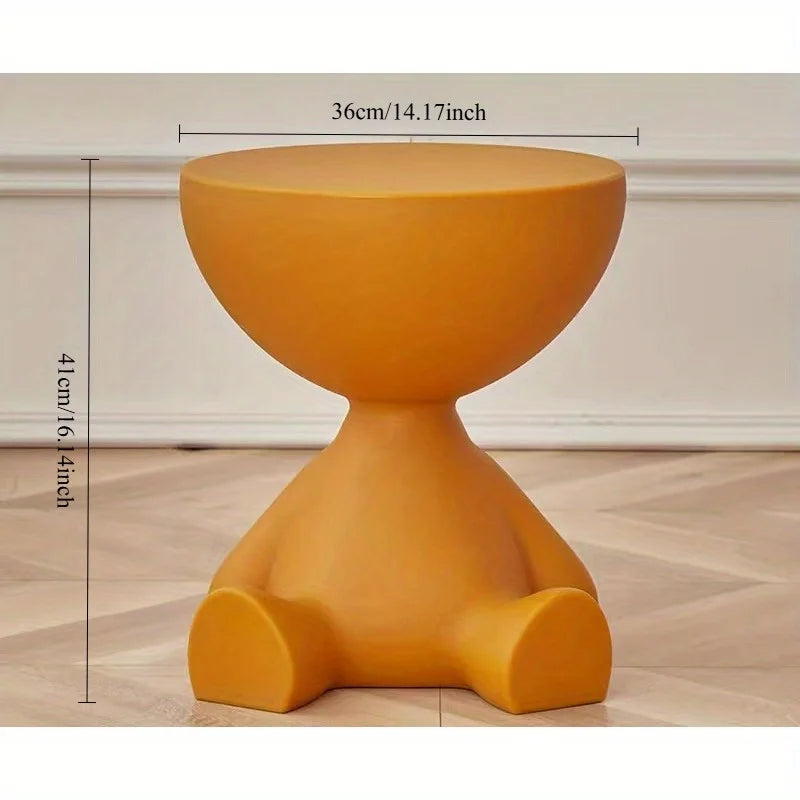 Creative sofa side table removable coffee table cream style simple household living room round table side table small table rack