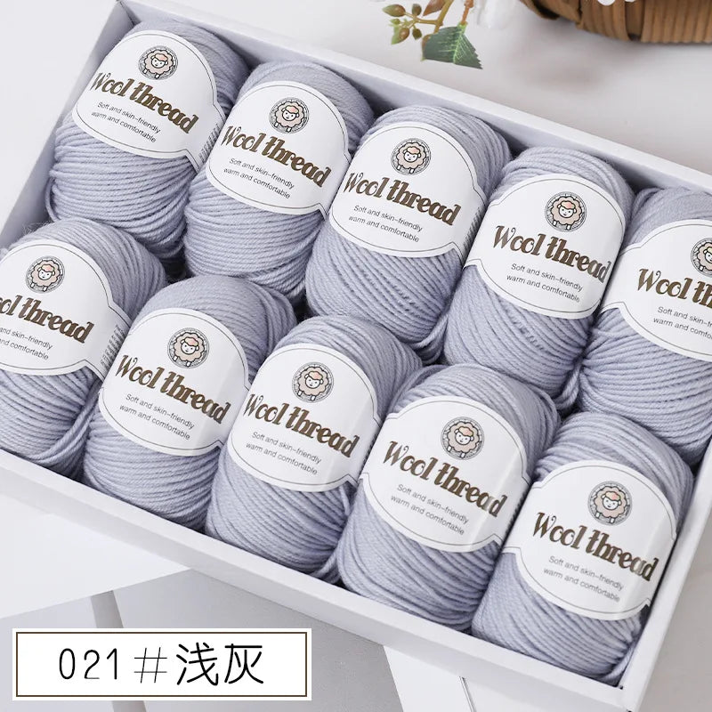 1pc Warm 70% merino wool blend thread handmade DIY sweater scarf anti-pilling wool ball