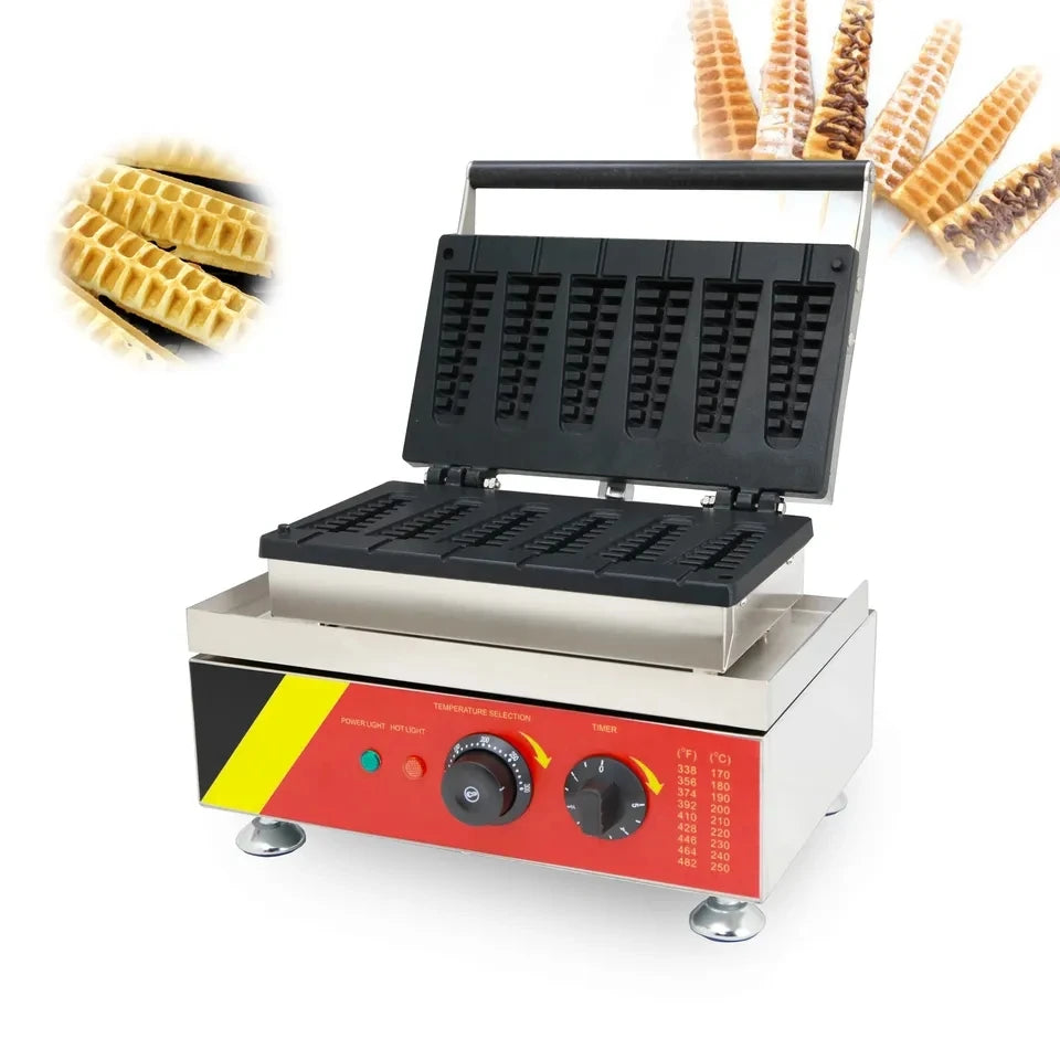 Stick Waffle Machine Commercial Snack machine Electric Lolly Waffle Sticks Maker with CE