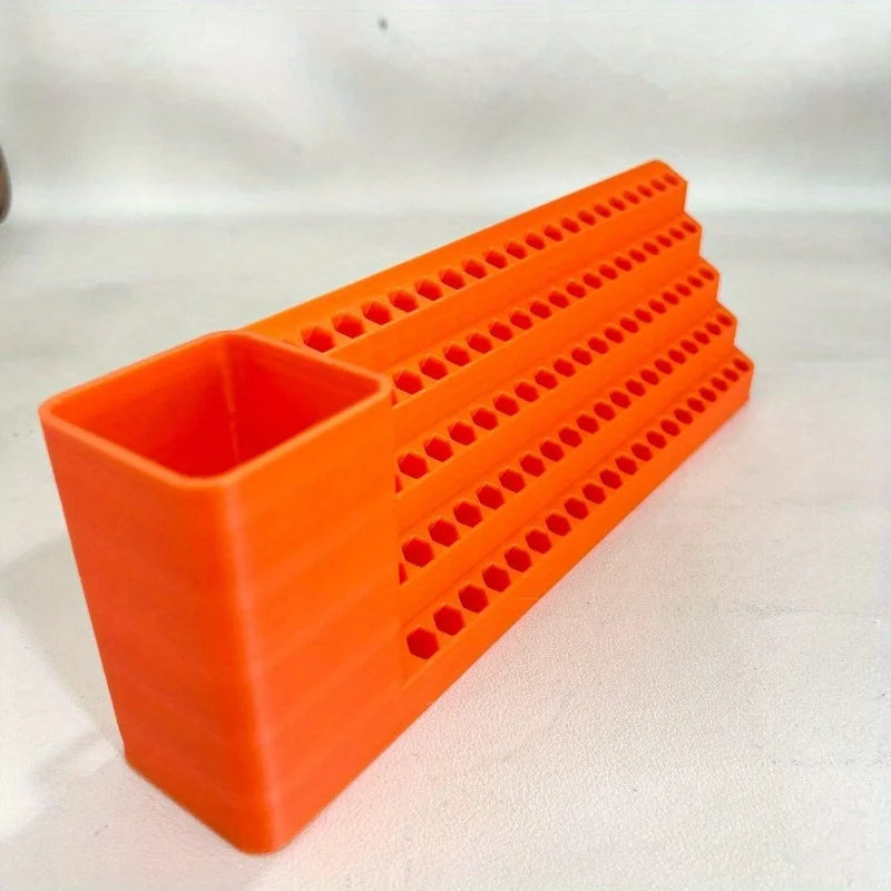 Screwdriver bit storage tool screwdriver head storage toolbox hole plate screw bracket