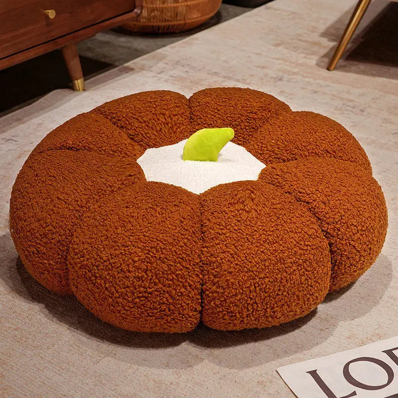 Pumpkin cushion, cushion, sitting on the ground, lazy person, living room, buttocks cushion, tatami mat,