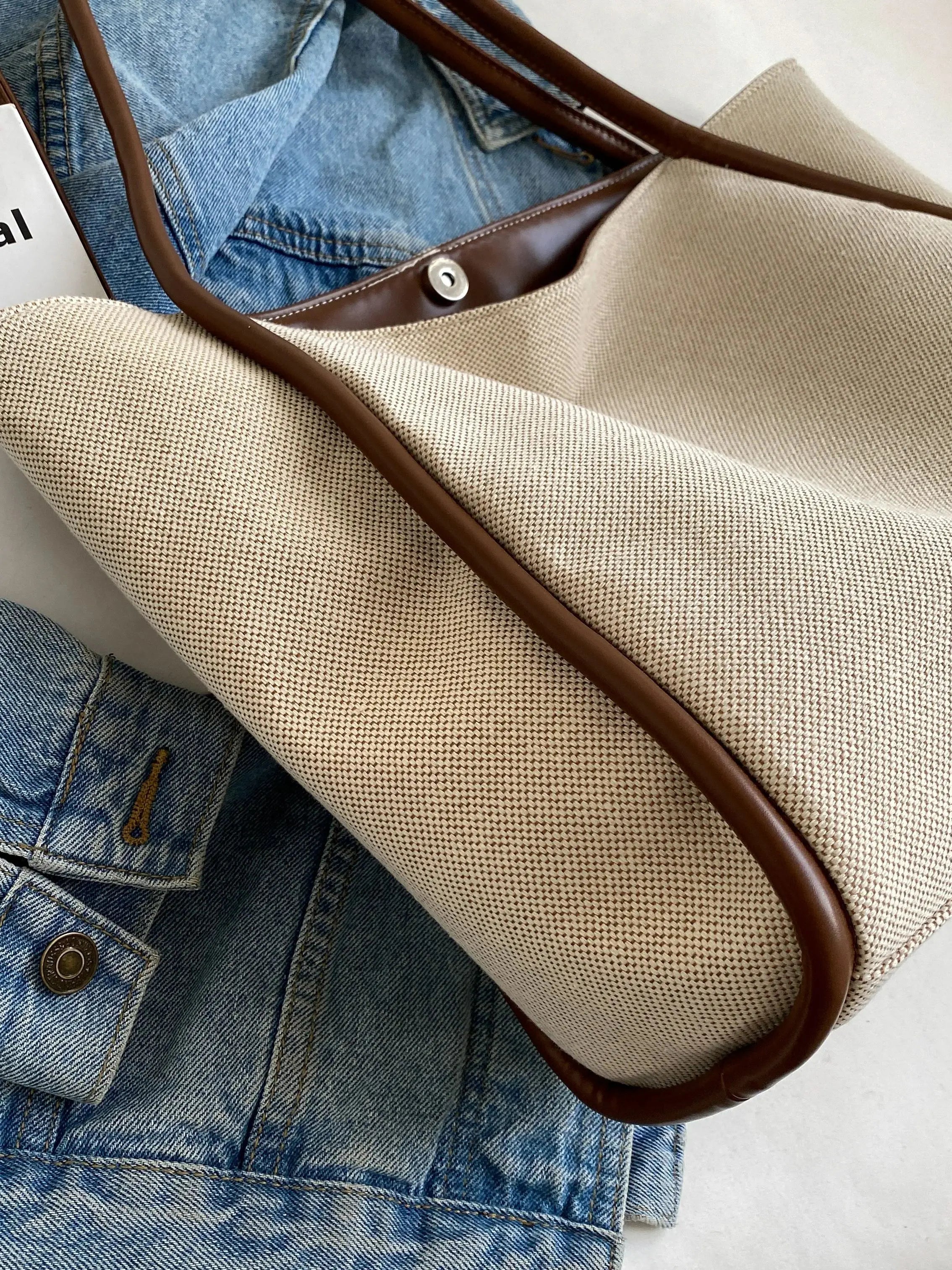 1 Piece Ladies Large Capacity Shoulder Tote Bag fashion Commuter Women's Bag Suitable for Mommy Daily