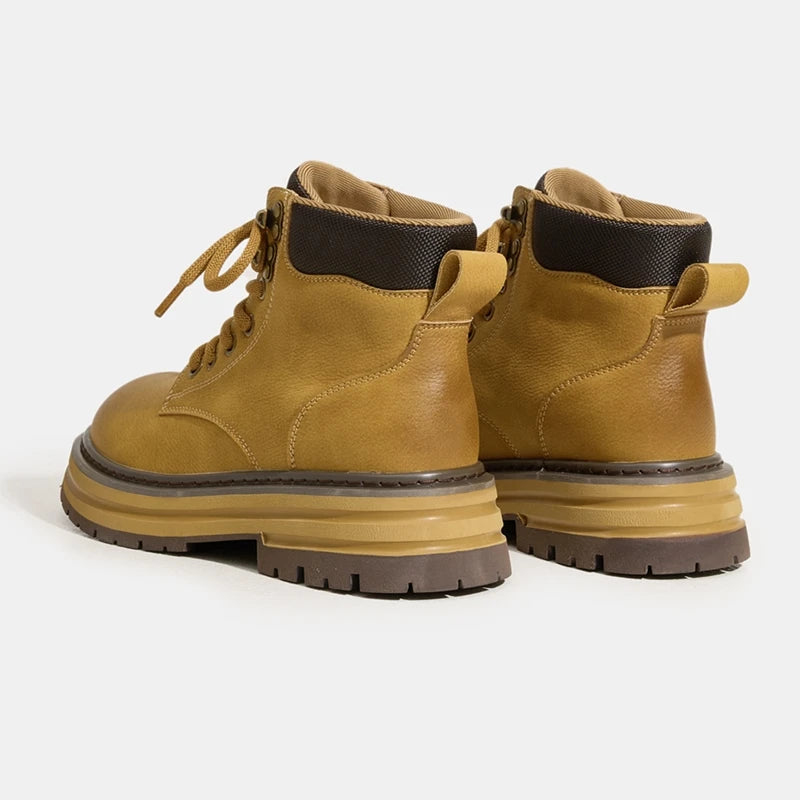 2025 New Women's Ankle Boots and Booties Thick-soled Work and Motorcycle Boots female Plus-Size Autumn and Winter Women Boots