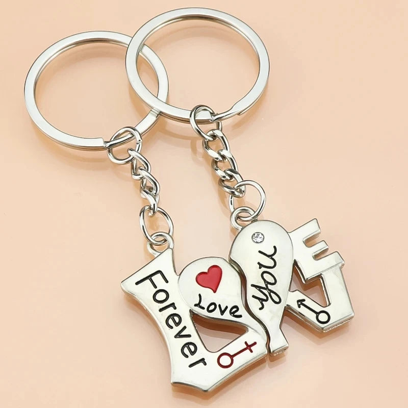 Lovers Heart Keychains