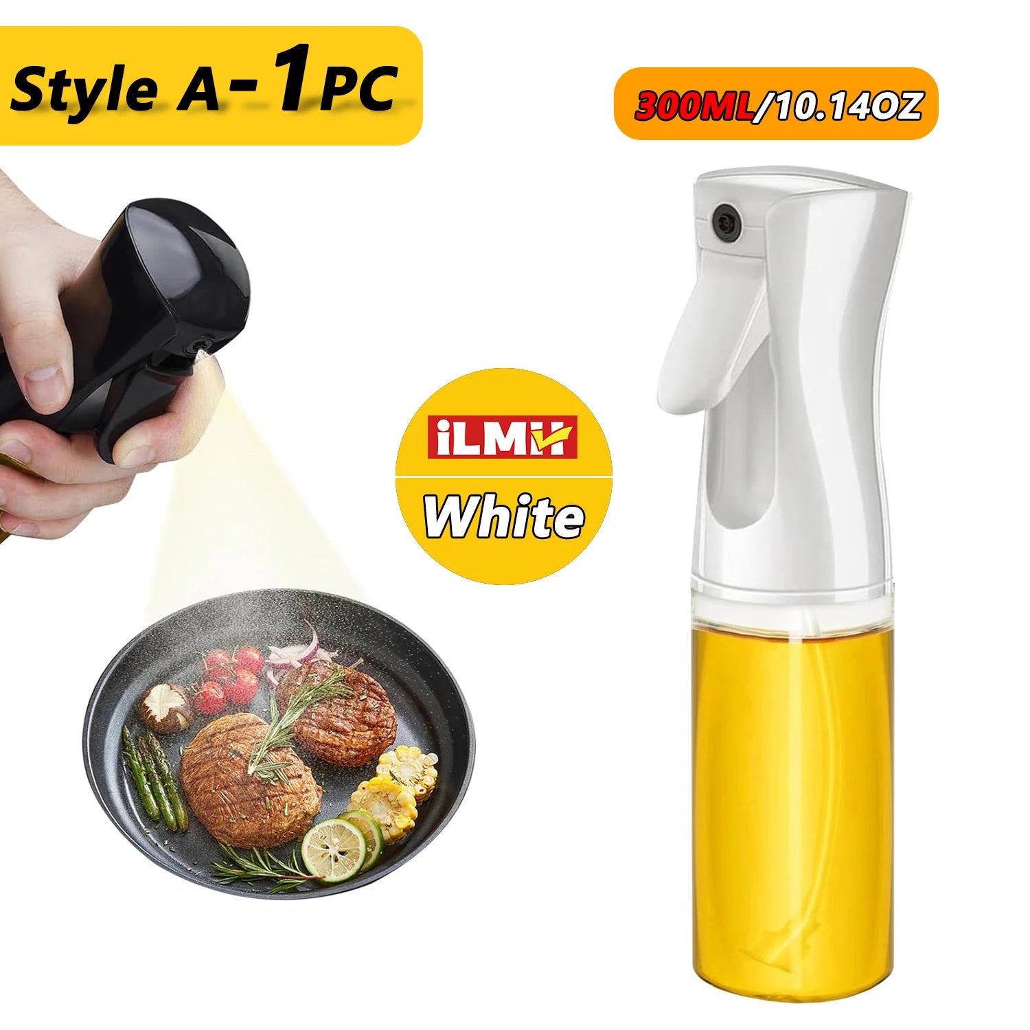 200/300/500ml Oil Spray olive oil spray Bottle Kitchen Cooking Dispenser Camping Baking Vinegar Soy Sauce Sprayer Containers