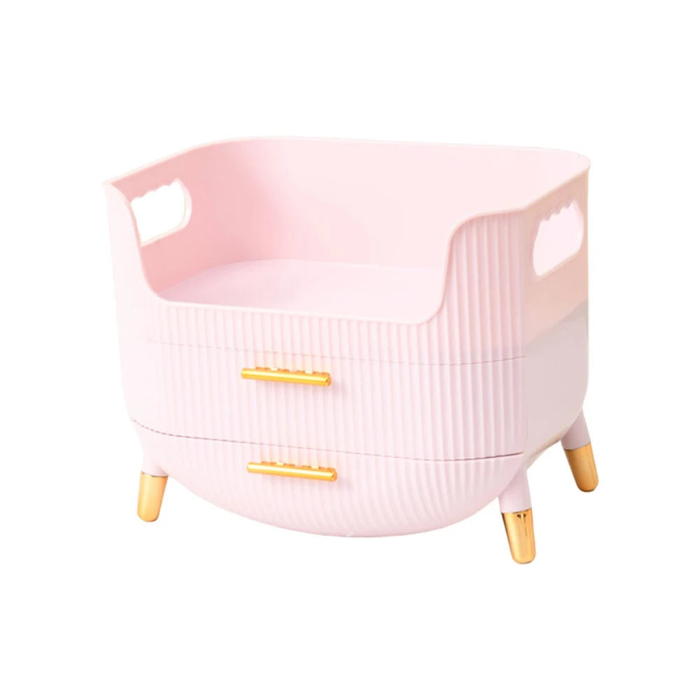 1PC Cosmetics Storage Box - Large Capacity Lipstick And Facial Mask Storage Box - Classified Storage And Display Stand