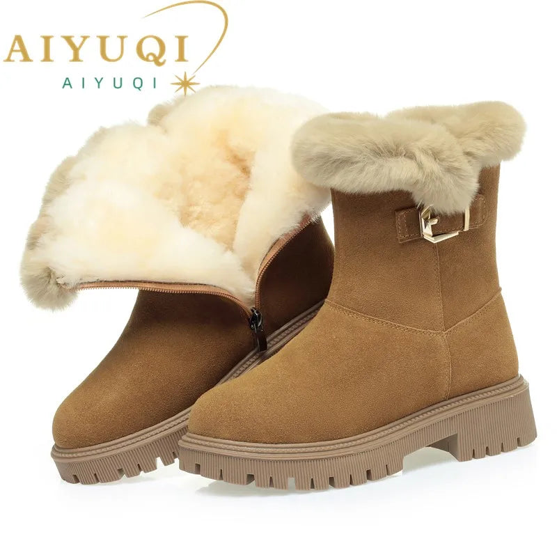 AIYUQI Women Snow Boots