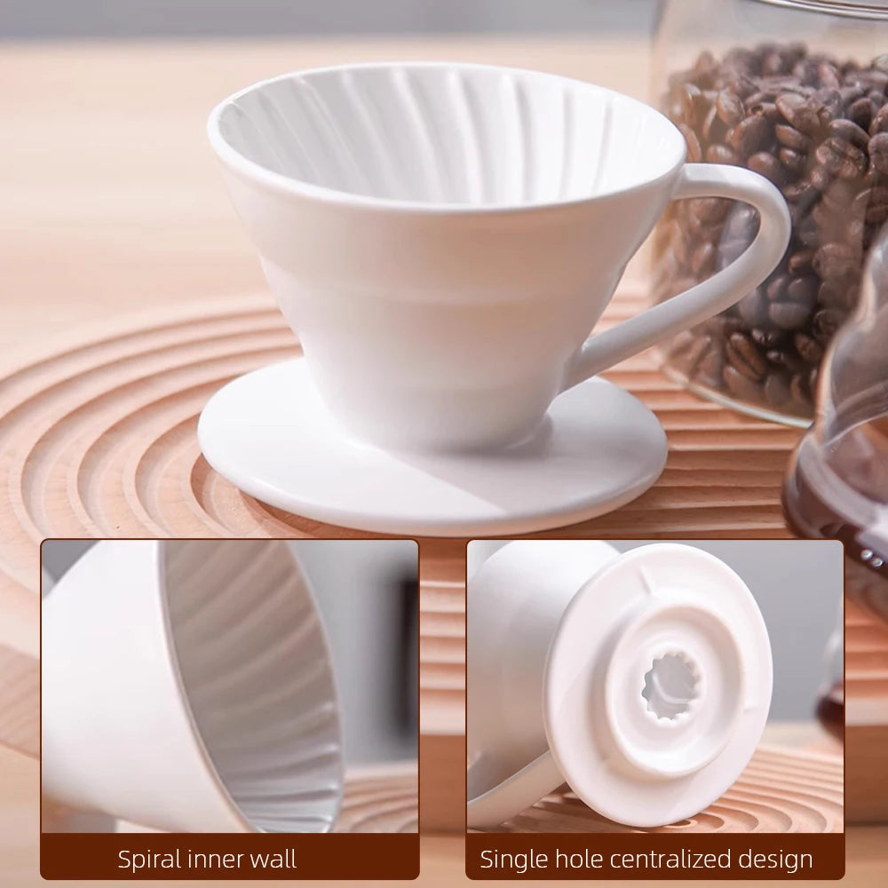 Coffee Pot Set Sharing Pot Coffee Filter Cup Hand Brew Coffee Set Reusable Coffee Utensils Coffee Servers Accessories