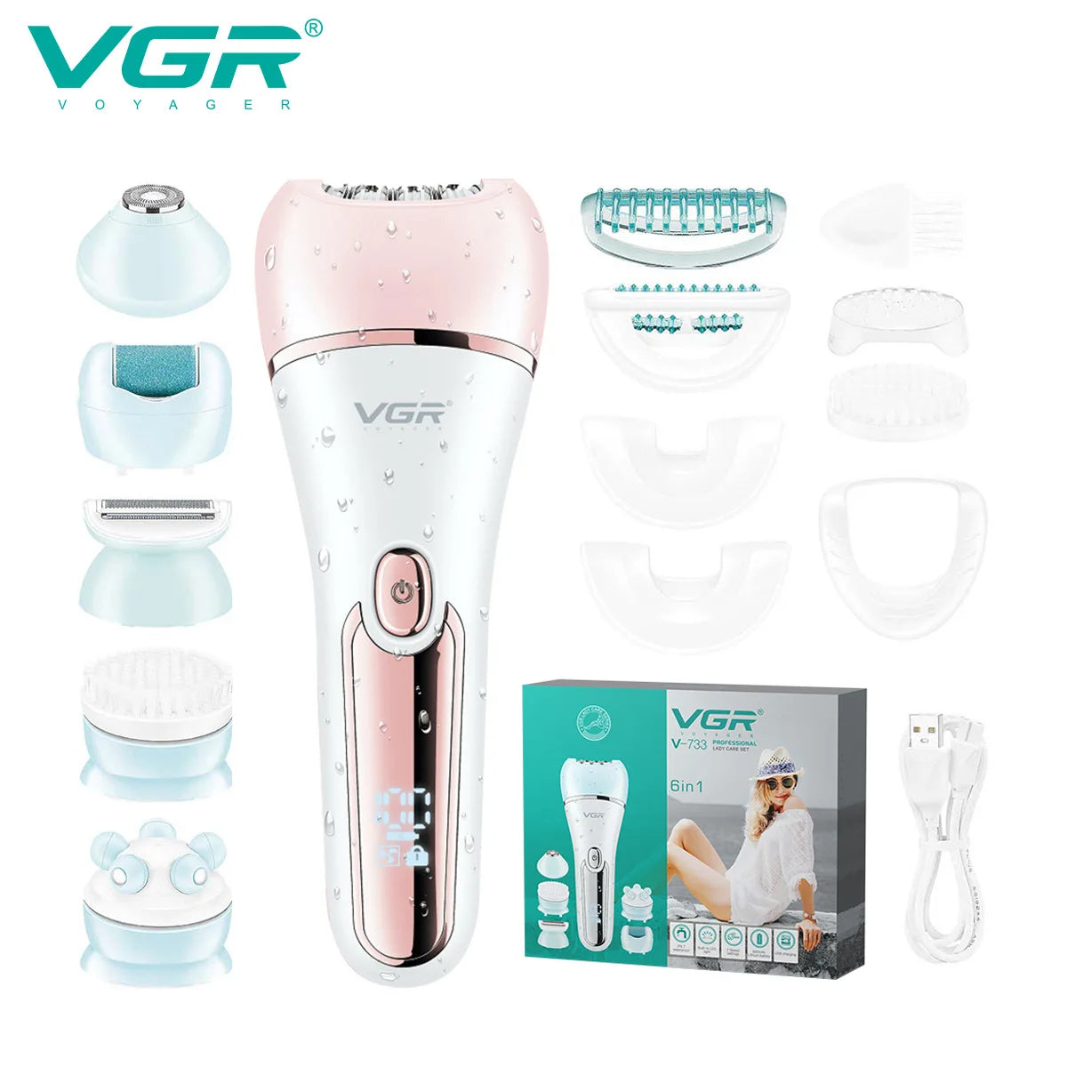 VGR 733 Epilator for Women