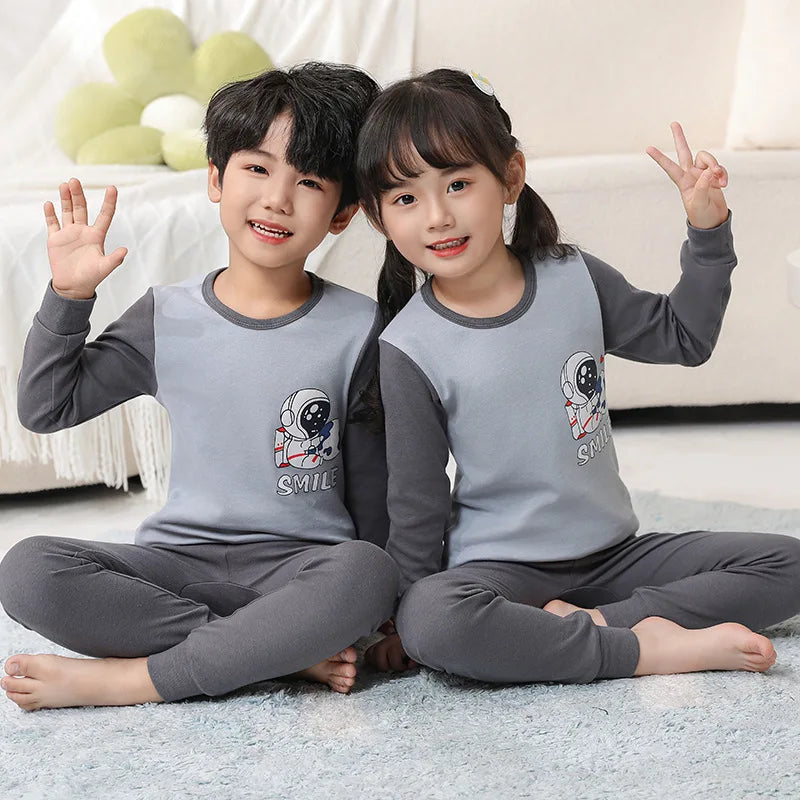 Children Pajamas Boys Totoro Cotton Clothes Pants Set Cartoon Sleepwear Kids Pajamas For Girls Toddler Baby Outfits Child Pyjama
