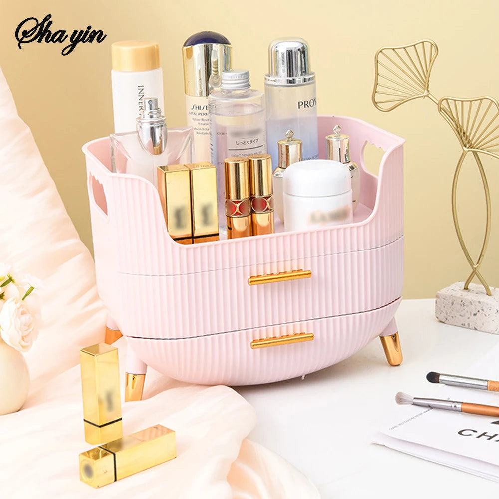 1PC Cosmetics Storage Box - Large Capacity Lipstick And Facial Mask Storage Box - Classified Storage And Display Stand