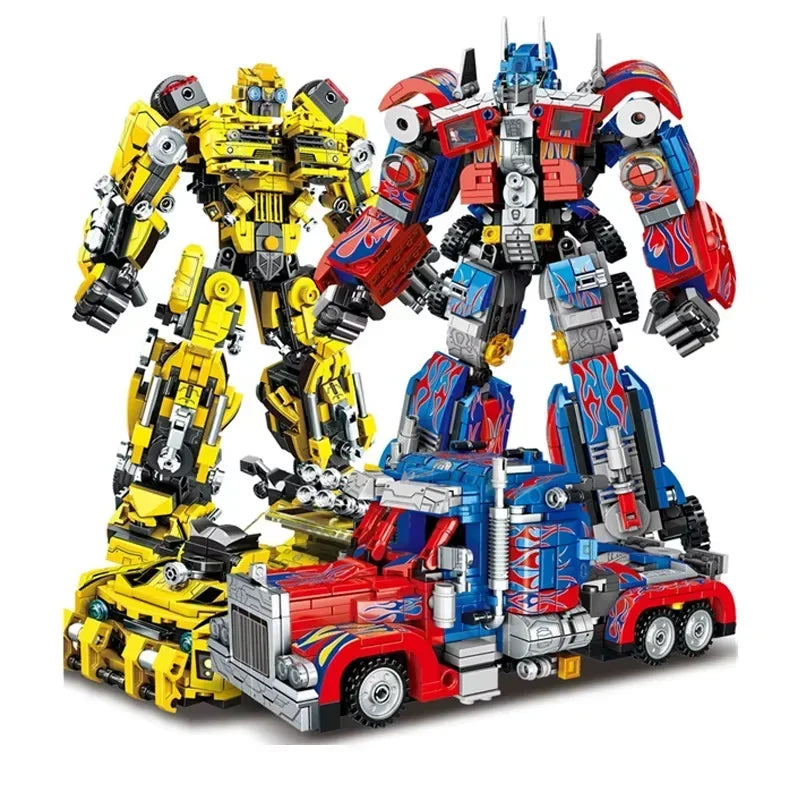 ToylinX 463PCS Building Set, Collectible Transformation Robot and Truck Building Block Set, Hallowmas Gifts for Children.