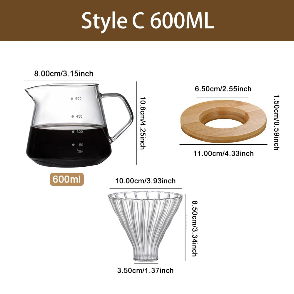 600ml Coffee Filter Cup