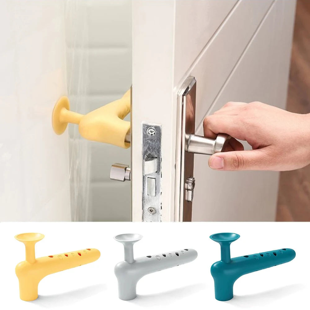 1PC Silicone Anti-Collision Door Handle Children's Anti-Collision Sheath Soft Anti-Collision Installation Is Simple