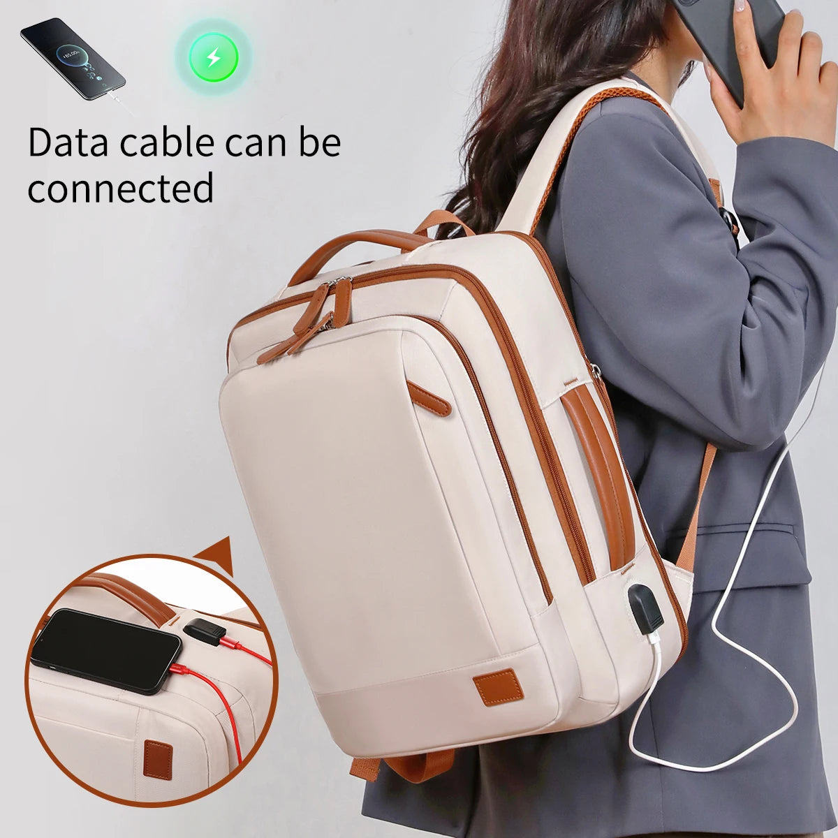 Unisex Backpack for Short-Distance Business Trips