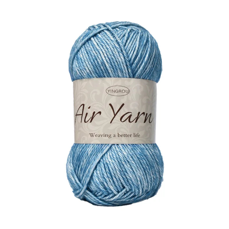 Yingrou sprayed wool yarn medium and thick baby cotton thread cotton nitrile yarn handmade DIY crochet material scarf