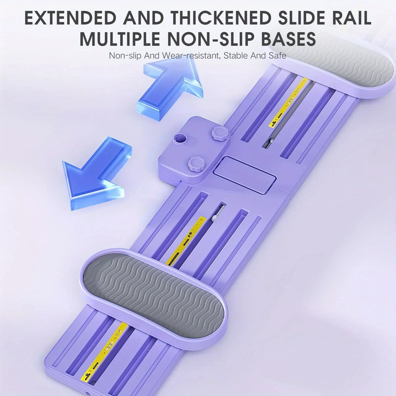 Ski machine - full body fitness equipment, suitable for hip, leg, and waist training. Adjustable resistance, detachable