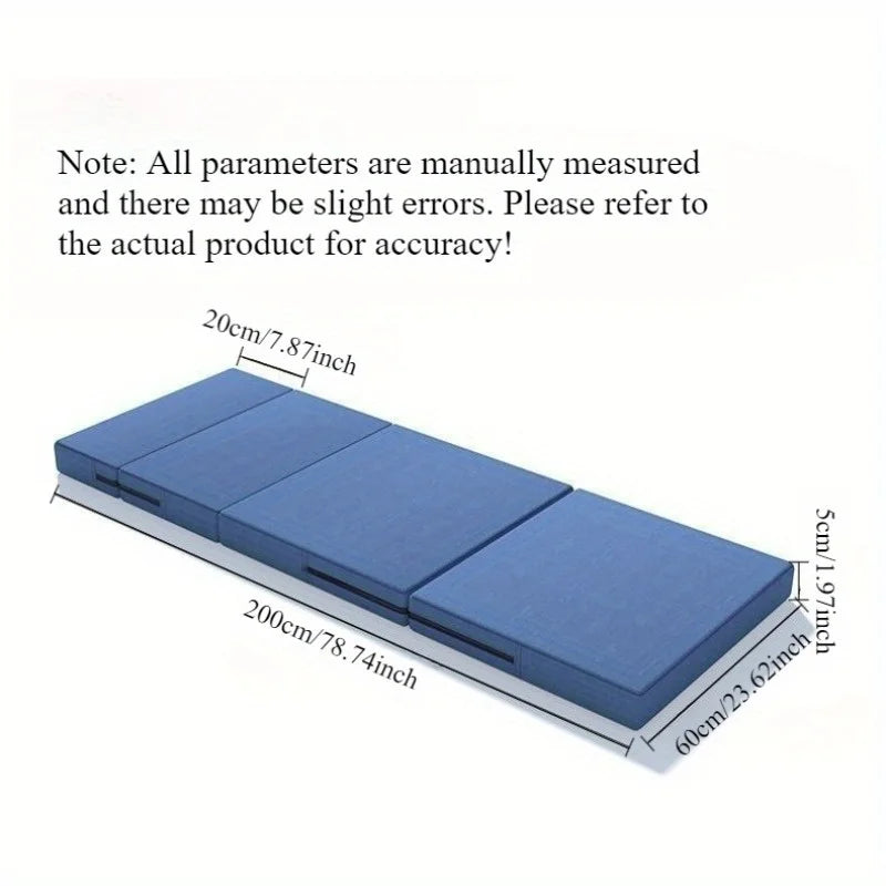 Office nap mat, floor laying, artifact folding mat, floor laying, thickened tatami mattress, sponge, lunch break mat