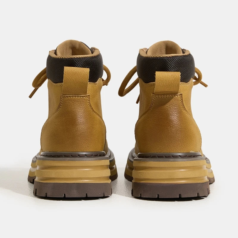 2025 New Women's Ankle Boots and Booties Thick-soled Work and Motorcycle Boots female Plus-Size Autumn and Winter Women Boots
