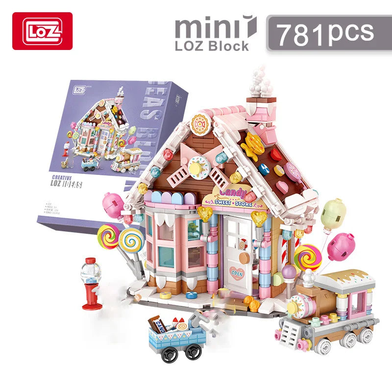TOYLINX Japanese Street View Izakaya Building Block Model Toy - MOC Creative Architecture Set, Kids' DIY Building Blocks
