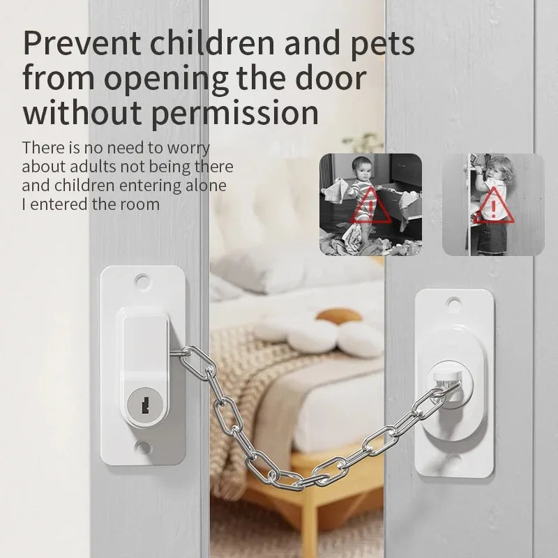 1pcs Home Window Door Lock Security Protection Baby Adjustable Safety Locks Cabinet Refrigerator Drawer Child Kids Baby Care