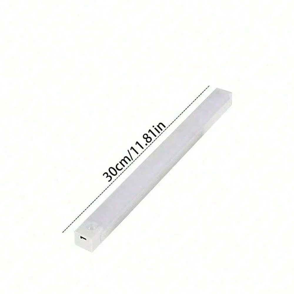 1pc Motion Sensor Light, Wireless USB Rechargeable Night Light For Room, Cabinet, Closet, Corridor And Stairs Warm/White Light