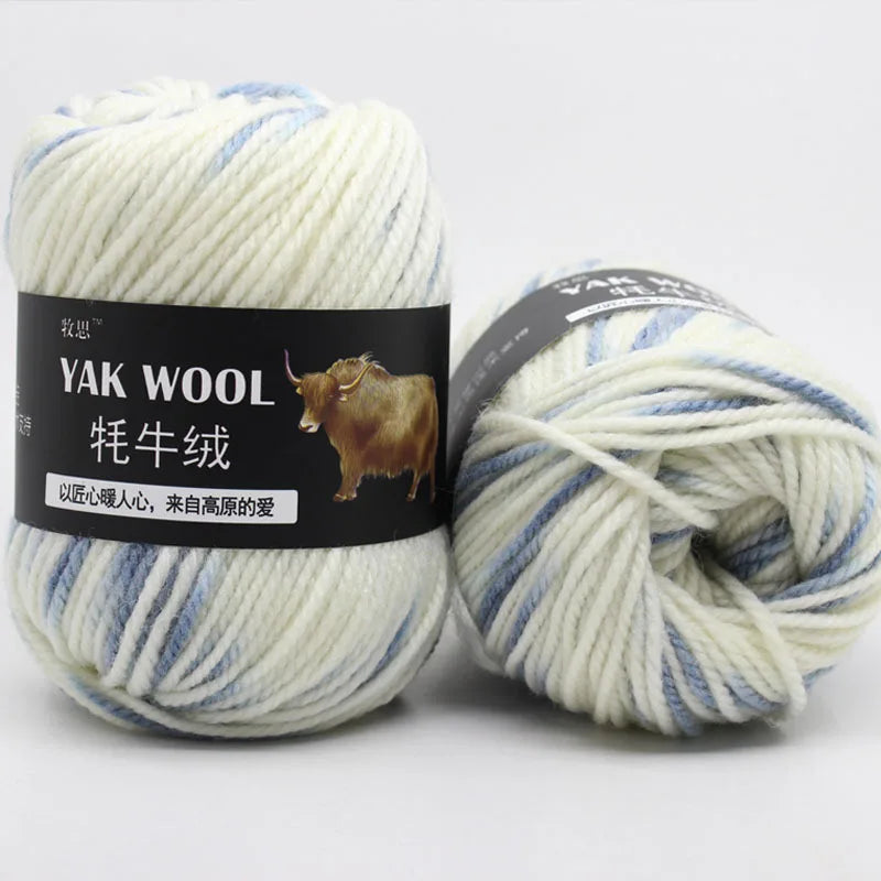 100g Yak wool 3-strand wool thread hand-woven medium and thick sweater jacket crocheted scarf wool