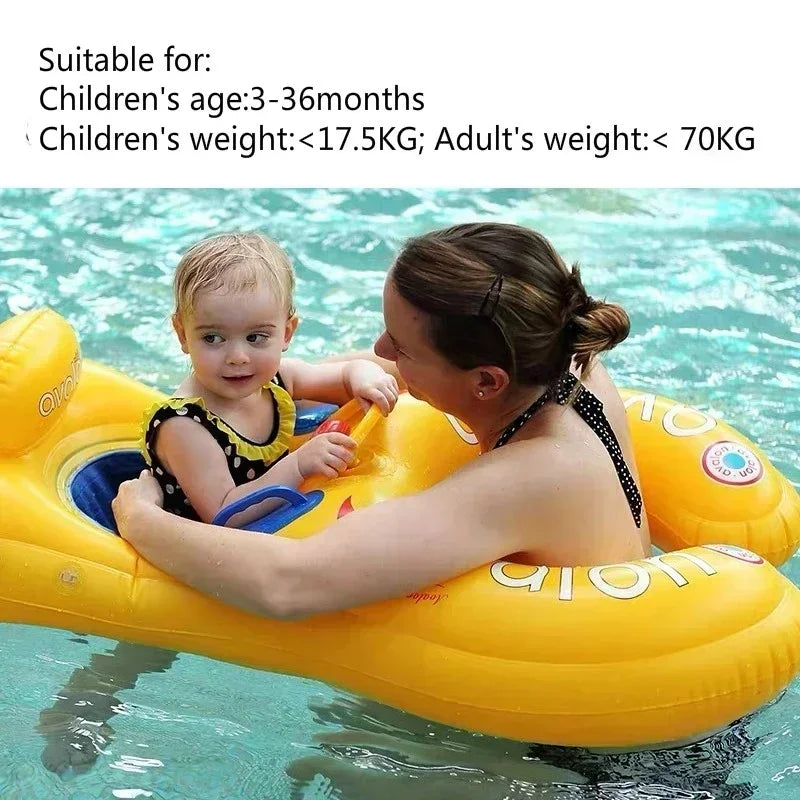 Inflatable Parent-Child Swimming Ring