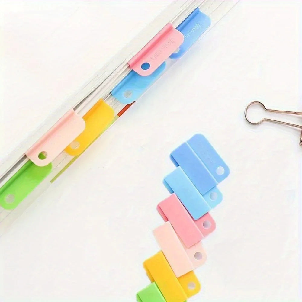 10pcs Color Notebook Label Folder