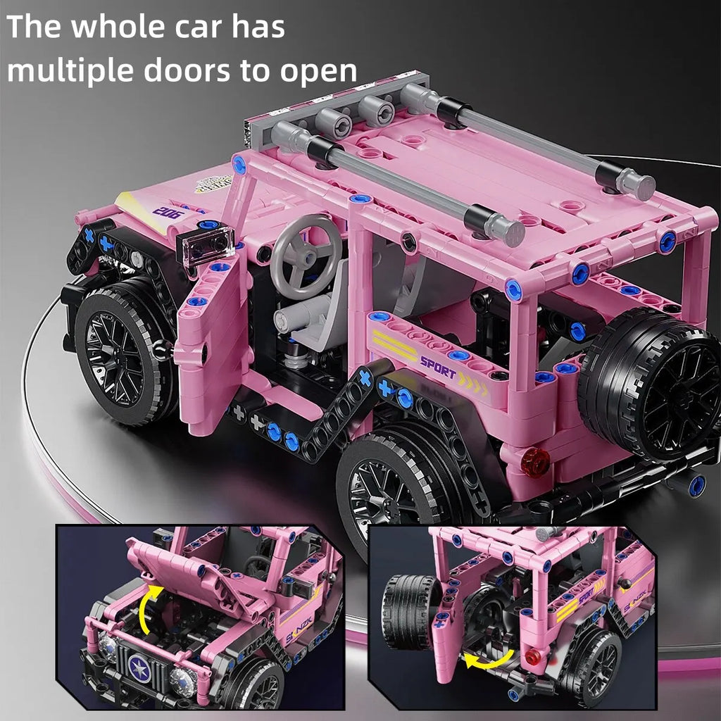 485PCS Building Blocks City Speed Car Festive Gift Giving Racing Vehicle with Super Racers Bricks Toys for Children Boy Gift