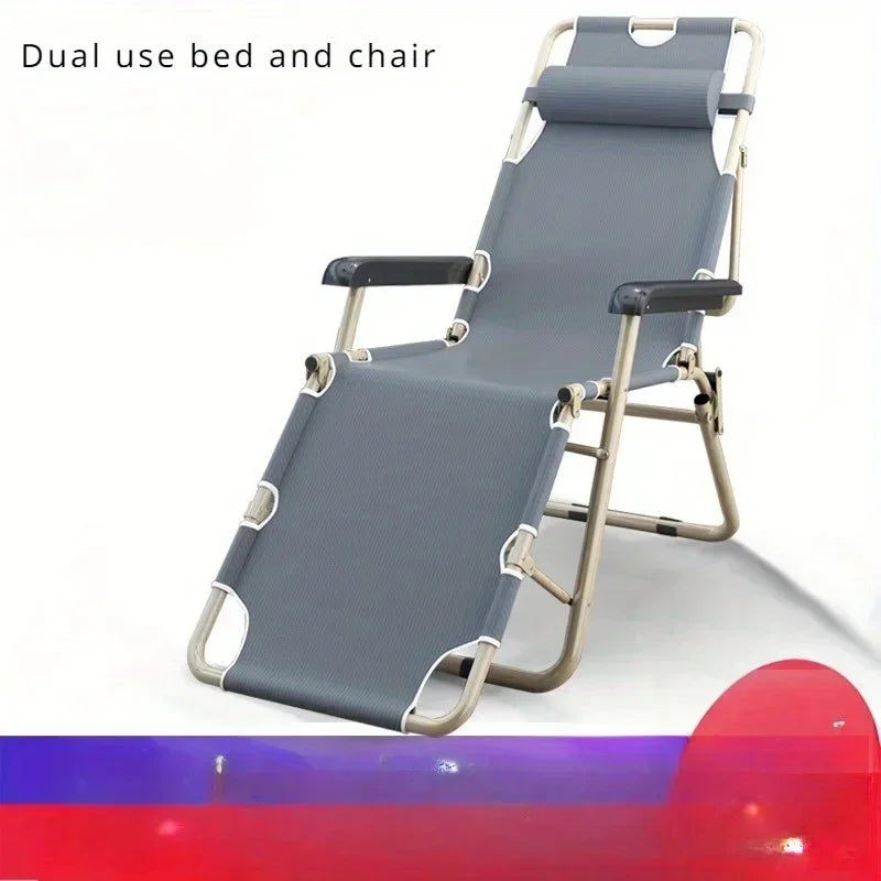 lunch break recliner, courtyard chair, beach chair, office folding bed, lunch break balcony outdoor escort portable