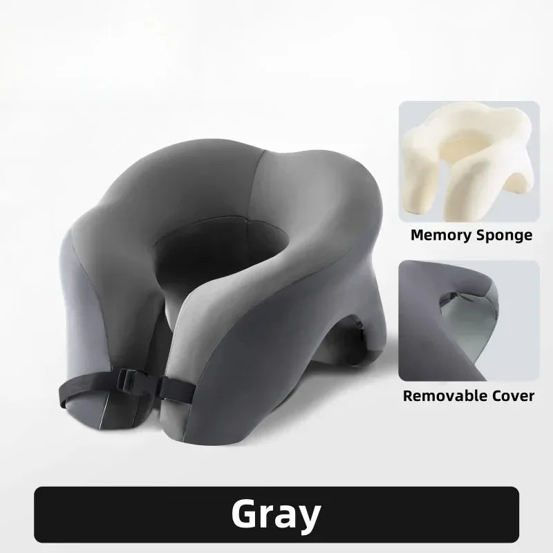 1pc Multi-functional U-shaped Pillow, Nap Pillow, Head And Neck Protector, Travel Airplane U-shaped Pillow