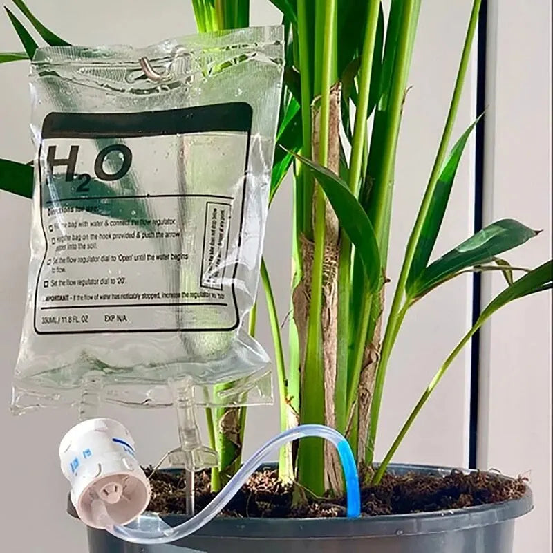 1PC 350ML Lazy Potted Plant Watering Drip Irrigation Automatic Watering Machine Flower Drip Bag Quantitative