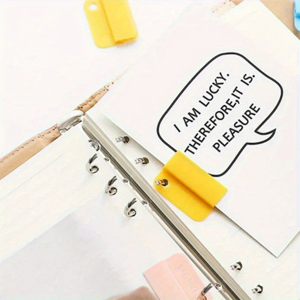 10pcs Color Notebook Label Folder